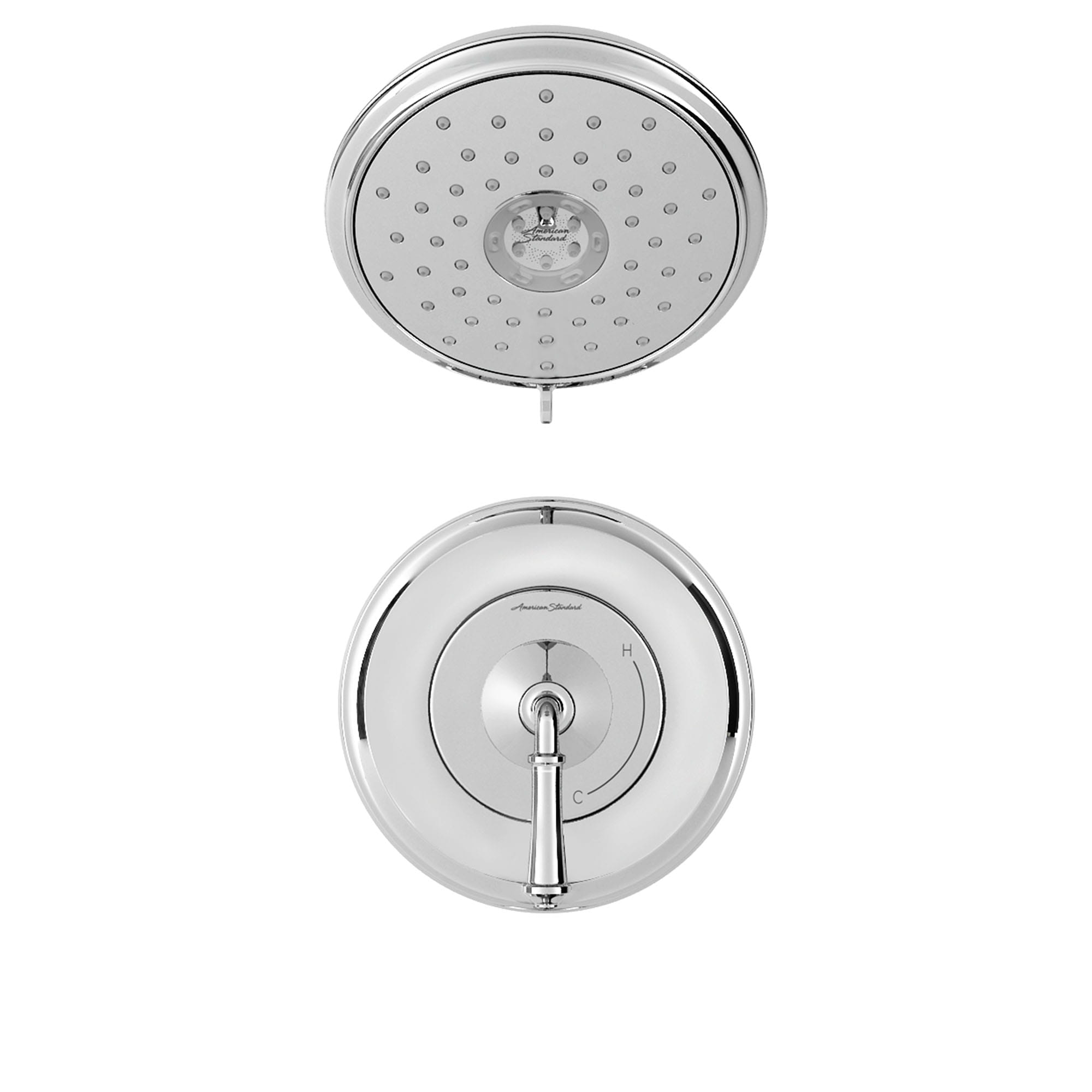 Delancey® 1.8 gpm/ 6.8 L/min Garniture de douche avec Pomme de douche 4 fonctions à économie d'eau et poignée à levier